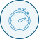 timer icon blue